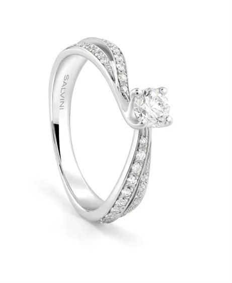 Anello Salvini Donna SOLITARI 40° in Oro Diamante 0.40 Ct 81116857 - 81116857